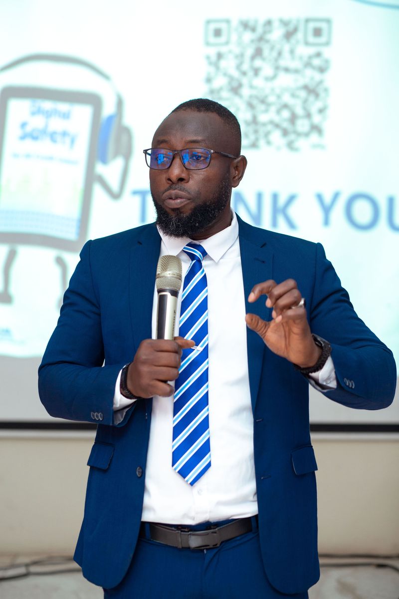 Abubakar Issaka presenting at the CUA-GH Biennial Conference