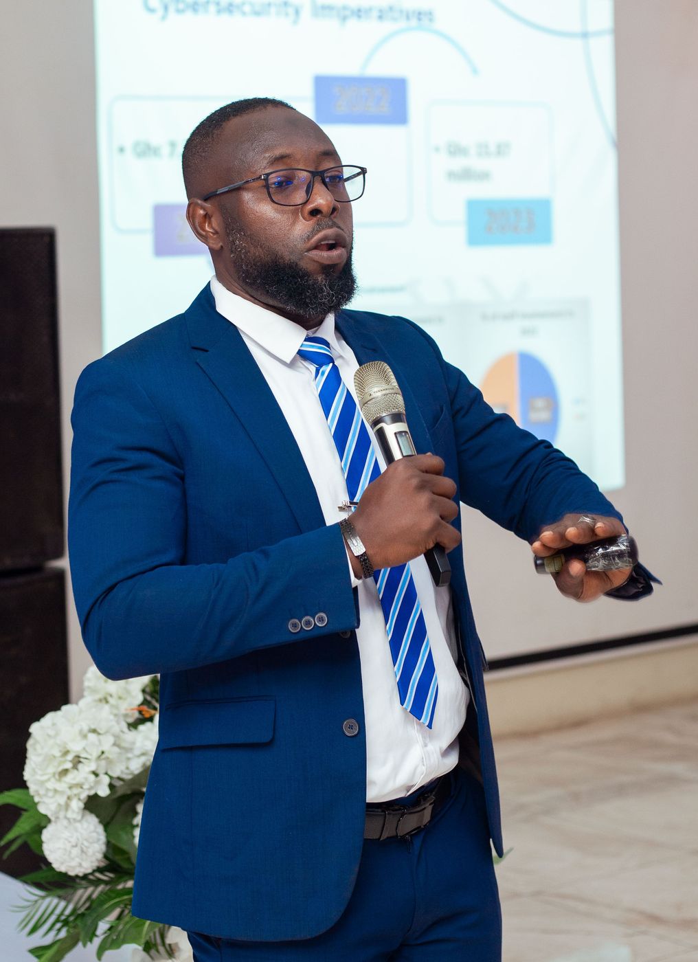 Presenting on cybersecurity imperatives