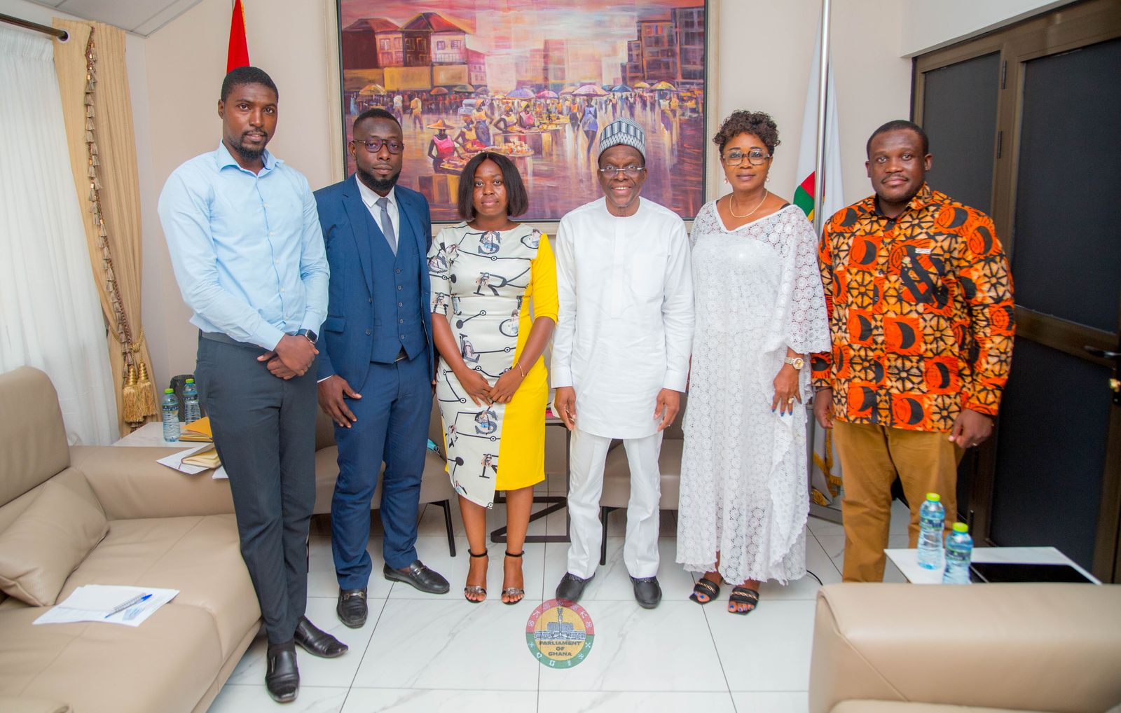 Courtesy call on the Speaker of Parliament and members of the Parliamentary Communications Committee, June 2022
