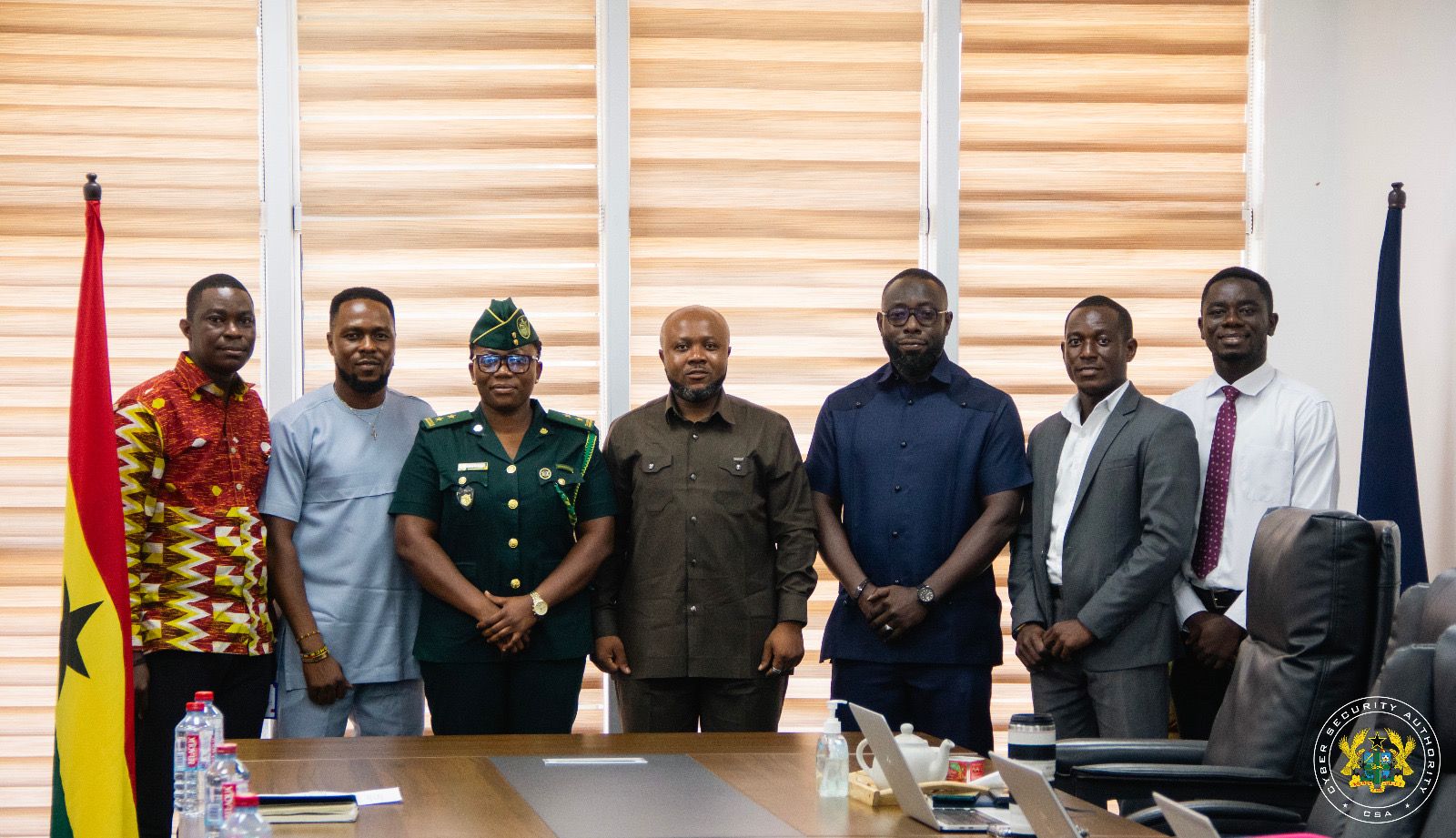 Stakeholder engagement with Dr. Divine Selase Agbeti, Director-General of the Cyber Security Authority